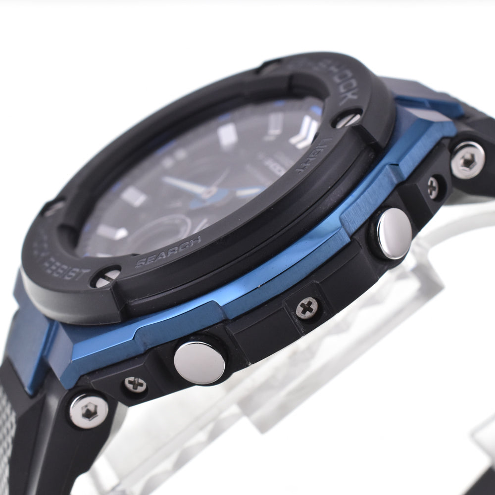 with paper CASIO G-SHOCK G-STEEL GST-W300G-1A2JF black Dial Radio Sync Solar Men's
 Watch I#144890