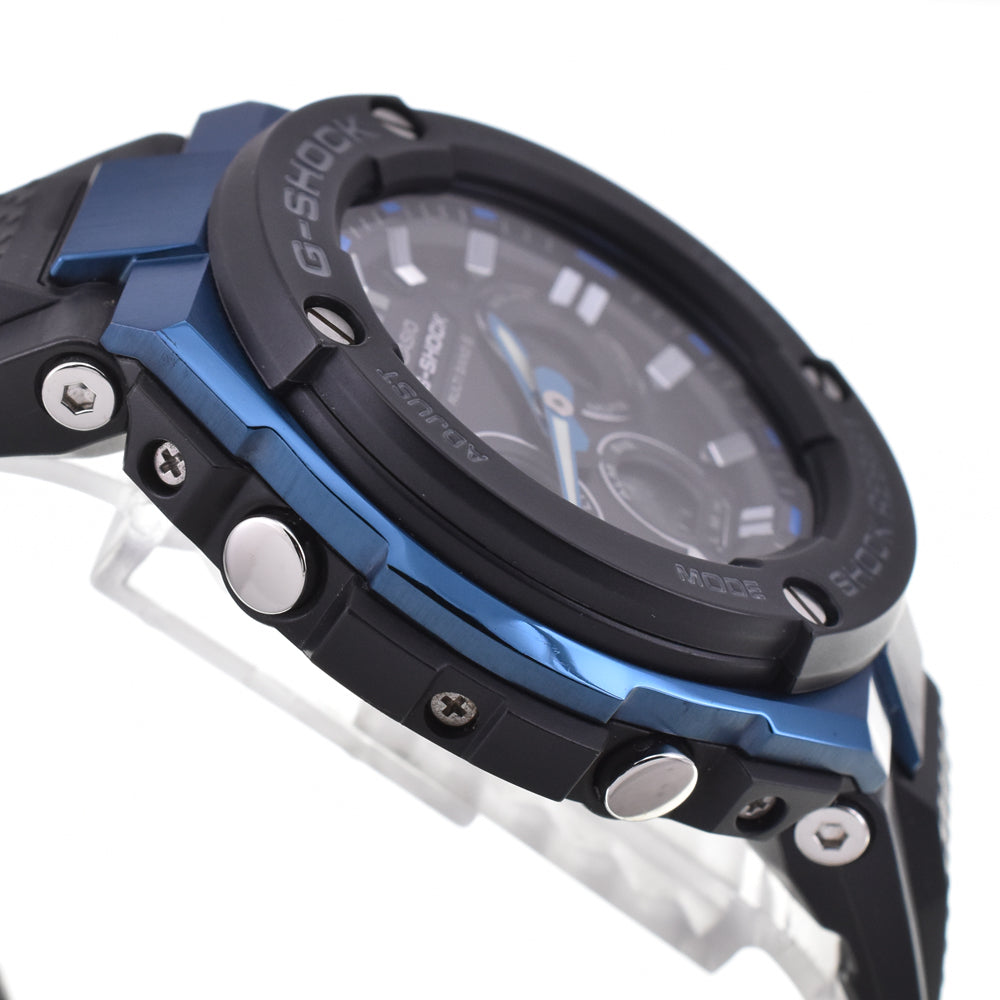 with paper CASIO G-SHOCK G-STEEL GST-W300G-1A2JF black Dial Radio Sync Solar Men's
 Watch I#144890