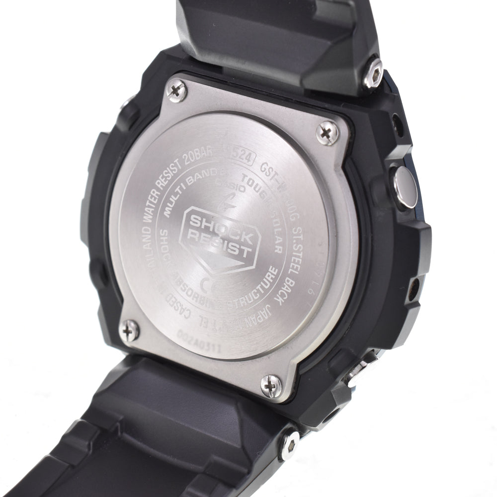 with paper CASIO G-SHOCK G-STEEL GST-W300G-1A2JF black Dial Radio Sync Solar Men's
 Watch I#144890