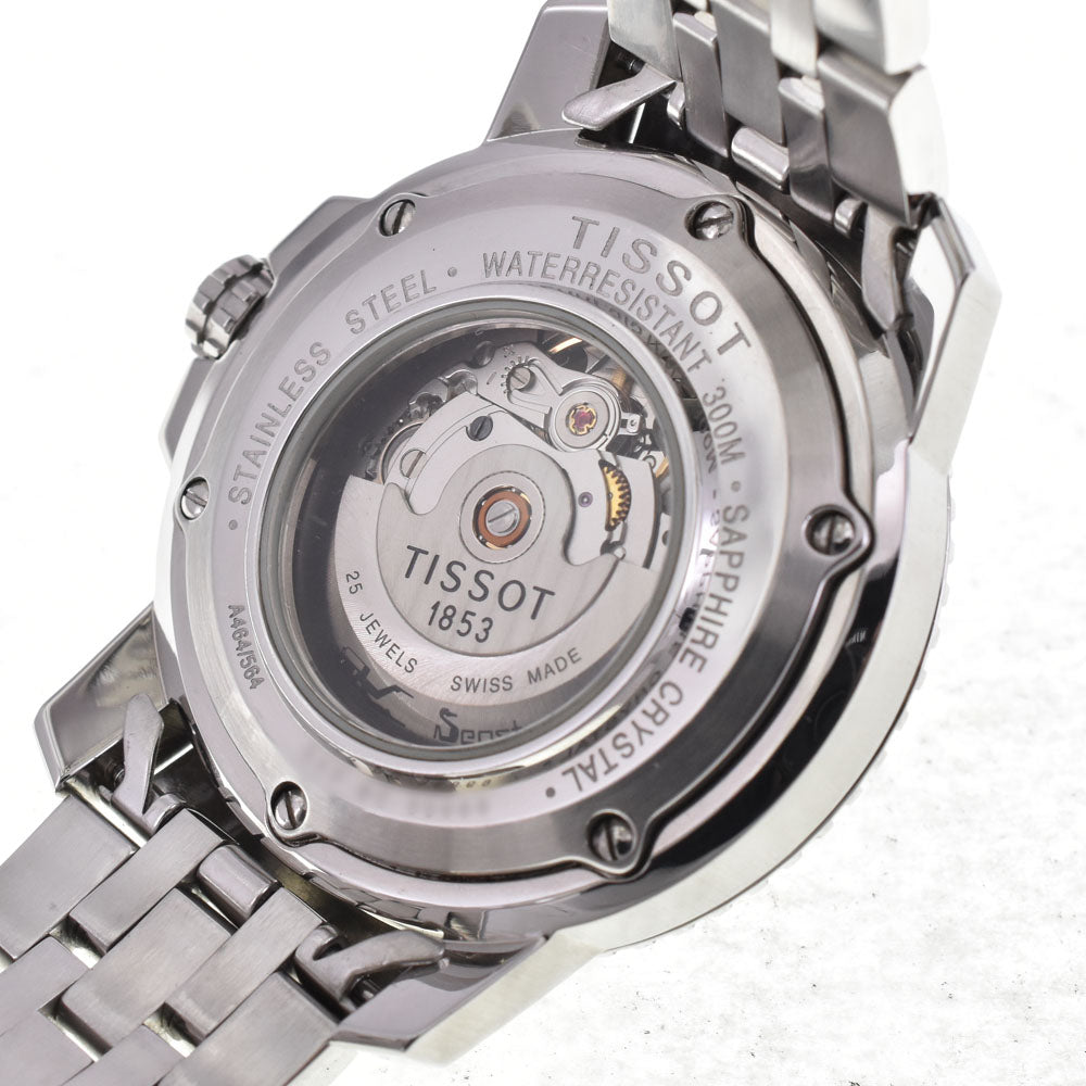 with paper TISSOT Sea star T19.1.583.41 Date blue Dial Automatic Men's
 Watch H#144891