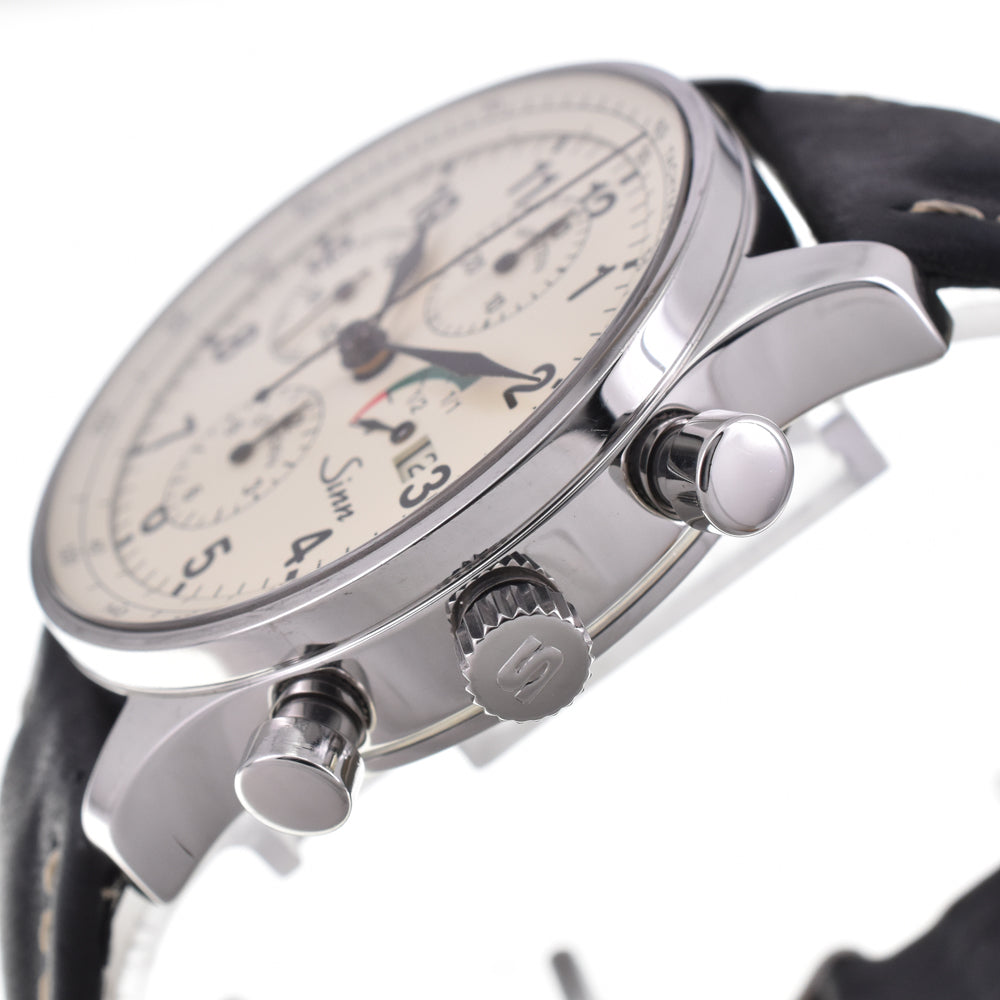 Sinn Model 956 Chronograph power reserve Ivory Dial Automatic Men's
 Watch H#144892