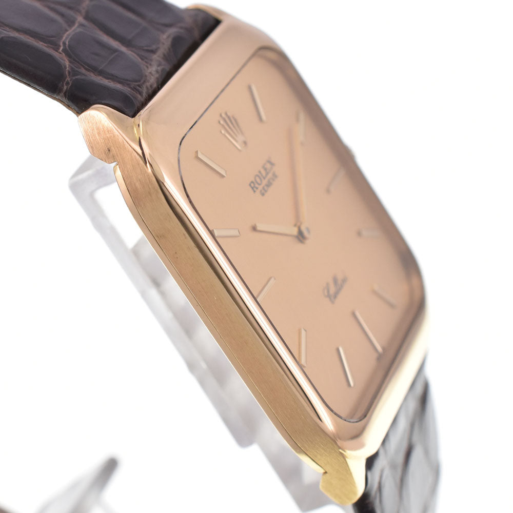 with paper ROLEX Cherini 4135/8 vintage K18YG Cal.1601 gold Dial Hand Winding Men's
 Watch I#144899