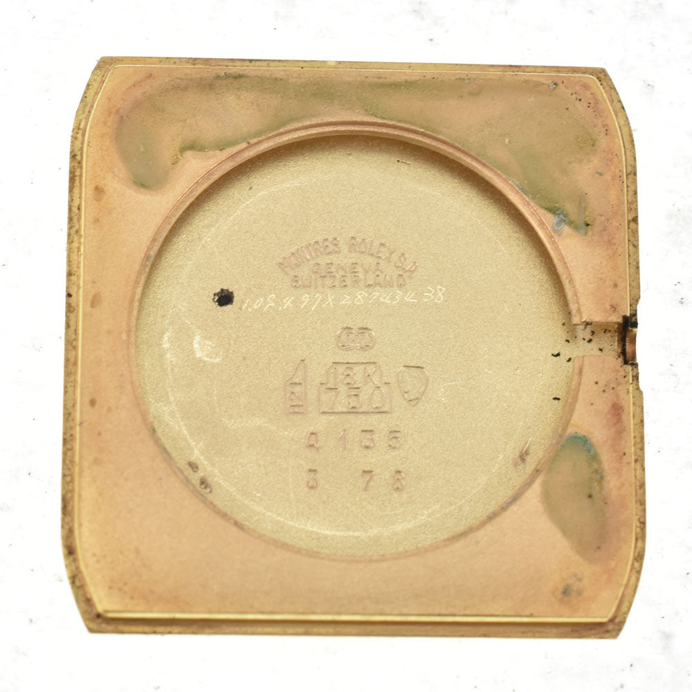 with paper ROLEX Cherini 4135/8 vintage K18YG Cal.1601 gold Dial Hand Winding Men's
 Watch I#144899