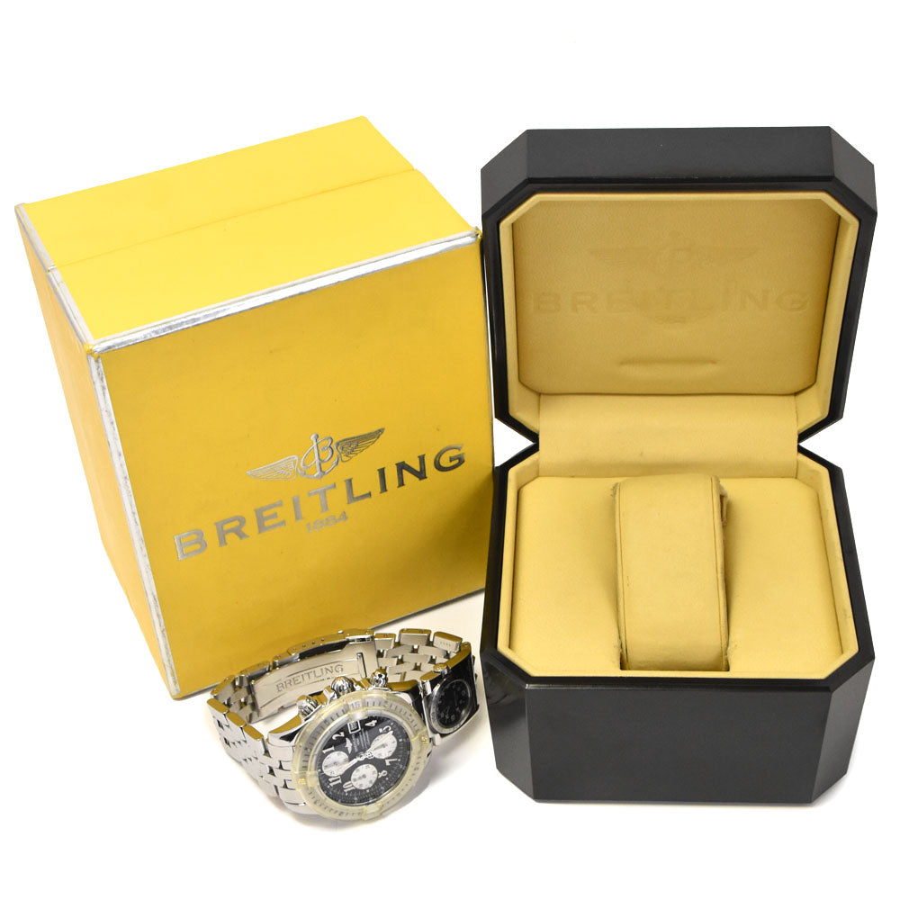 BREITLING Chronomat Evolution A13356 Chronograph UTC black Dial Automatic Men's
 Watch H#144900