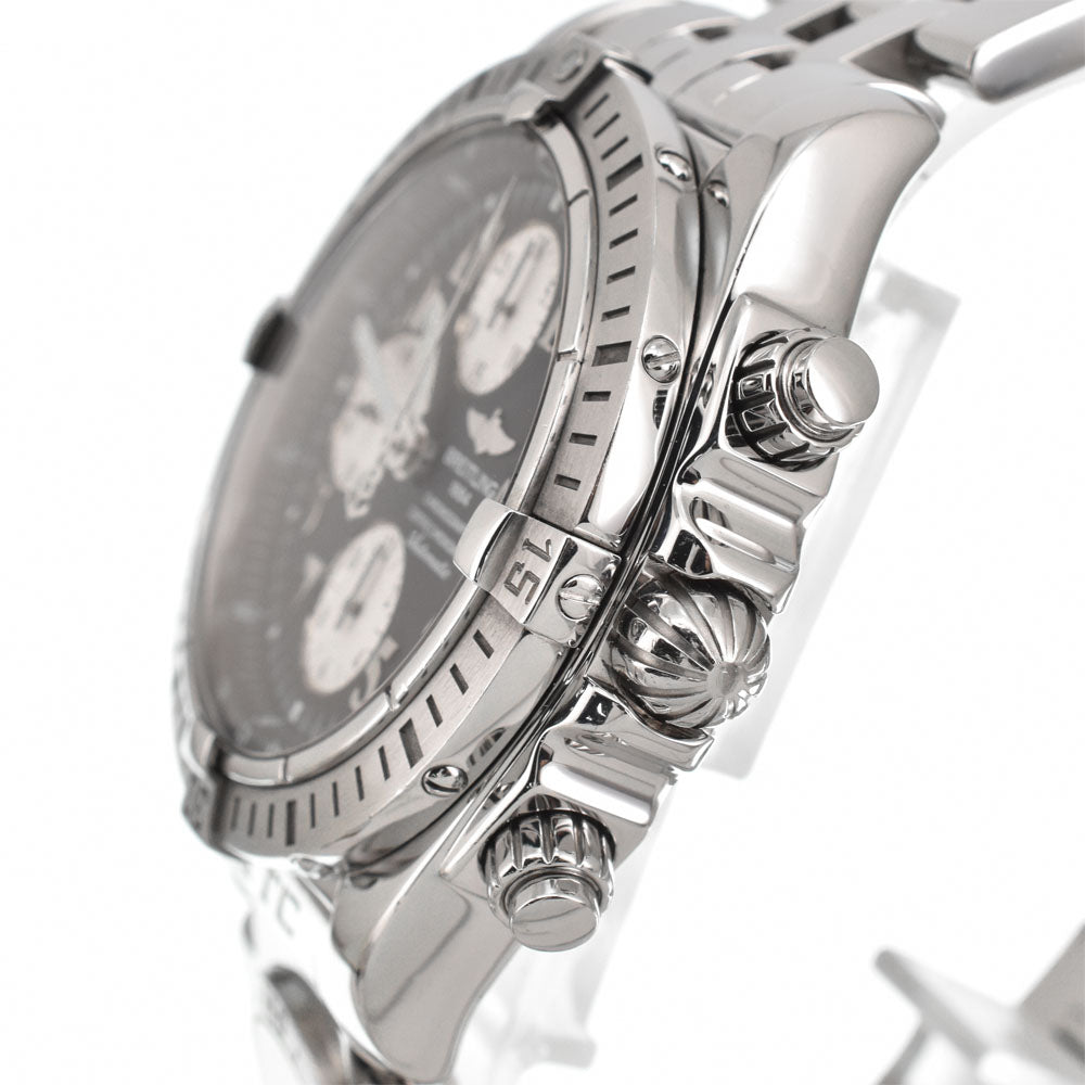 BREITLING Chronomat Evolution A13356 Chronograph UTC black Dial Automatic Men's
 Watch H#144900