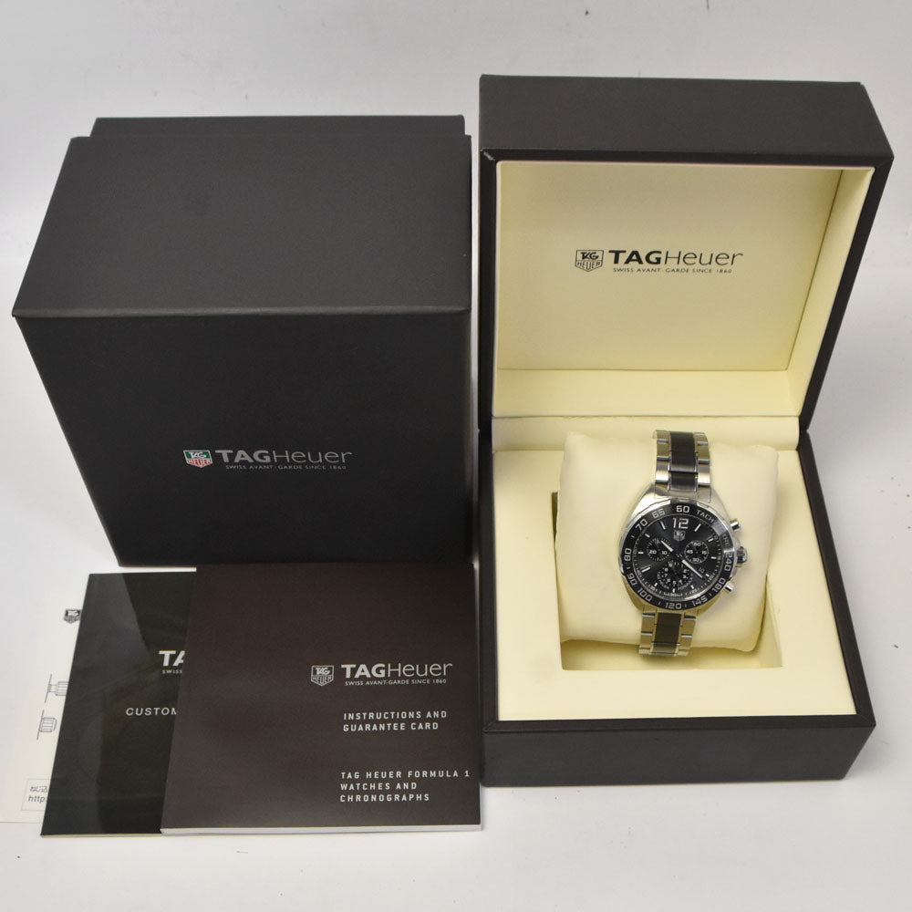 TAG HEUER Formula 1 CAZ1111.BA0870 Chronograph Date gray Dial Quartz Men's
 Watch H#144906