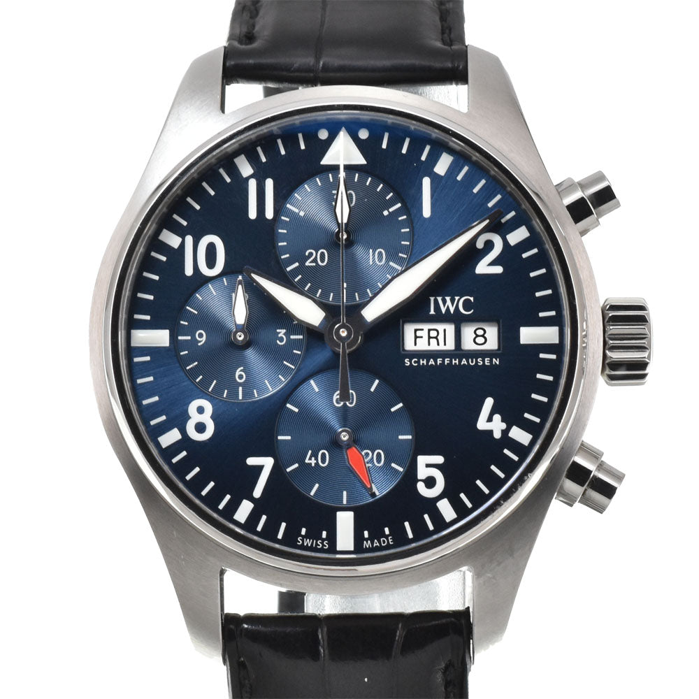 with paper IWC SCHAFFHAUSEN Pilot's Watch Chronograph 41 IW388101 Day Date Small Second blue Dial Automatic Men's
 Watch H#144909