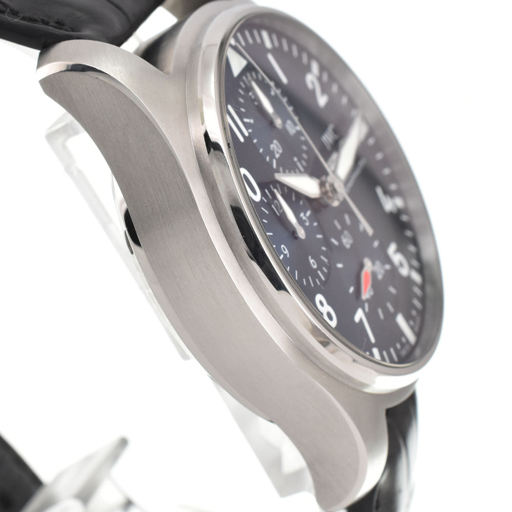 with paper IWC SCHAFFHAUSEN Pilot's Watch Chronograph 41 IW388101 Day Date Small Second blue Dial Automatic Men's
 Watch H#144909