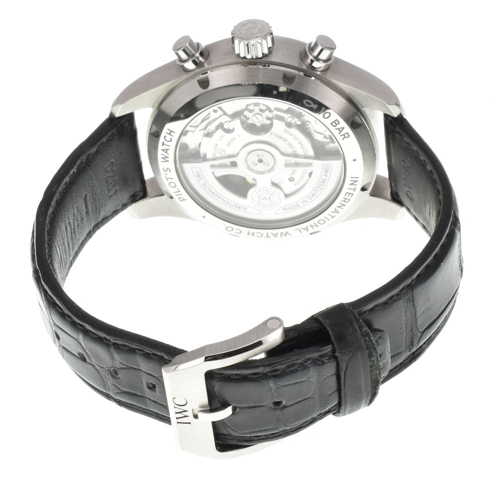 with paper IWC SCHAFFHAUSEN Pilot's Watch Chronograph 41 IW388101 Day Date Small Second blue Dial Automatic Men's
 Watch H#144909