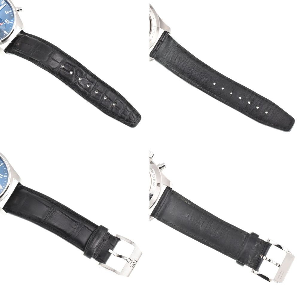 with paper IWC SCHAFFHAUSEN Pilot's Watch Chronograph 41 IW388101 Day Date Small Second blue Dial Automatic Men's
 Watch H#144909