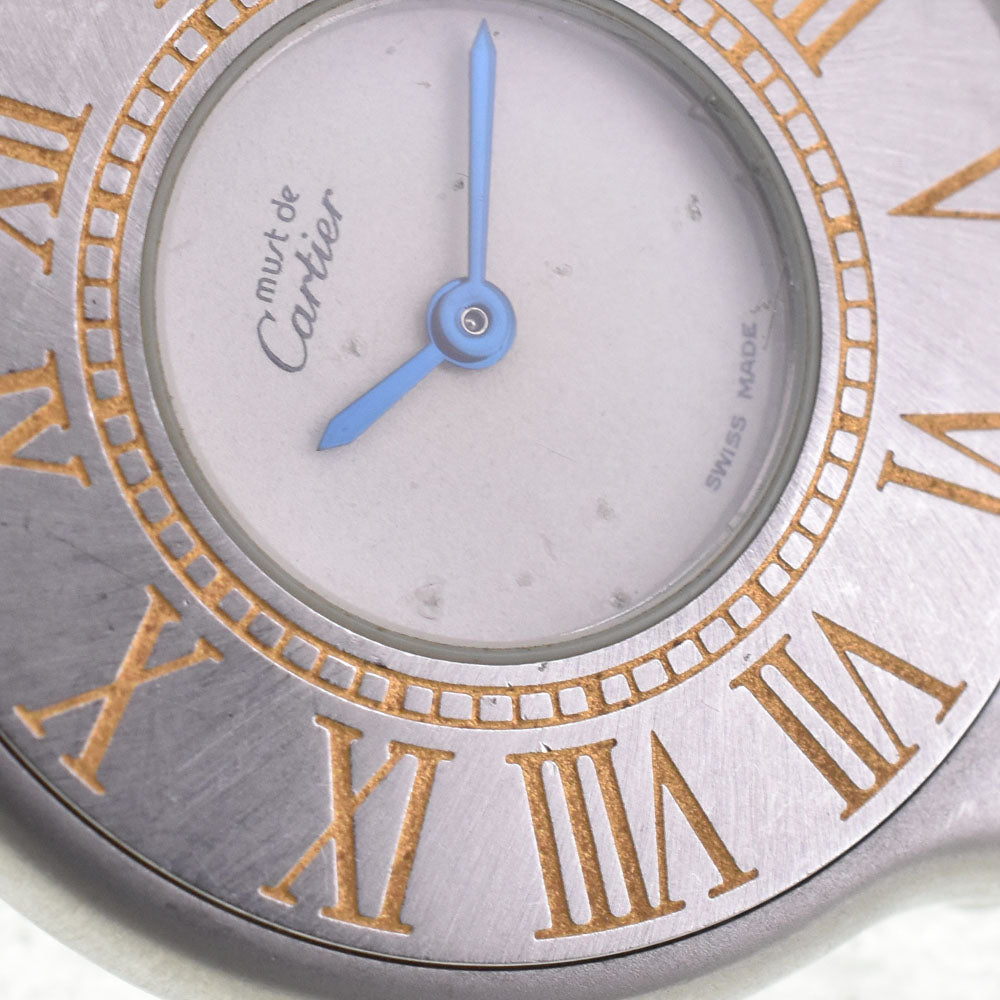 CARTIER Must21 SM 9011 Silver Dial Quartz Ladies
 Watch J#144915