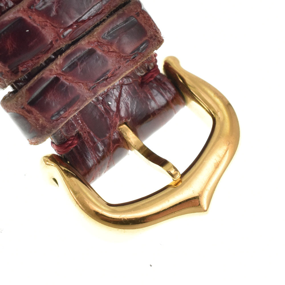 with paper CARTIER Must Collize Vermeil 590002 SV925 (Gold Plated) / Leather Ivory Dial Quartz Ladies
 Watch H#144918