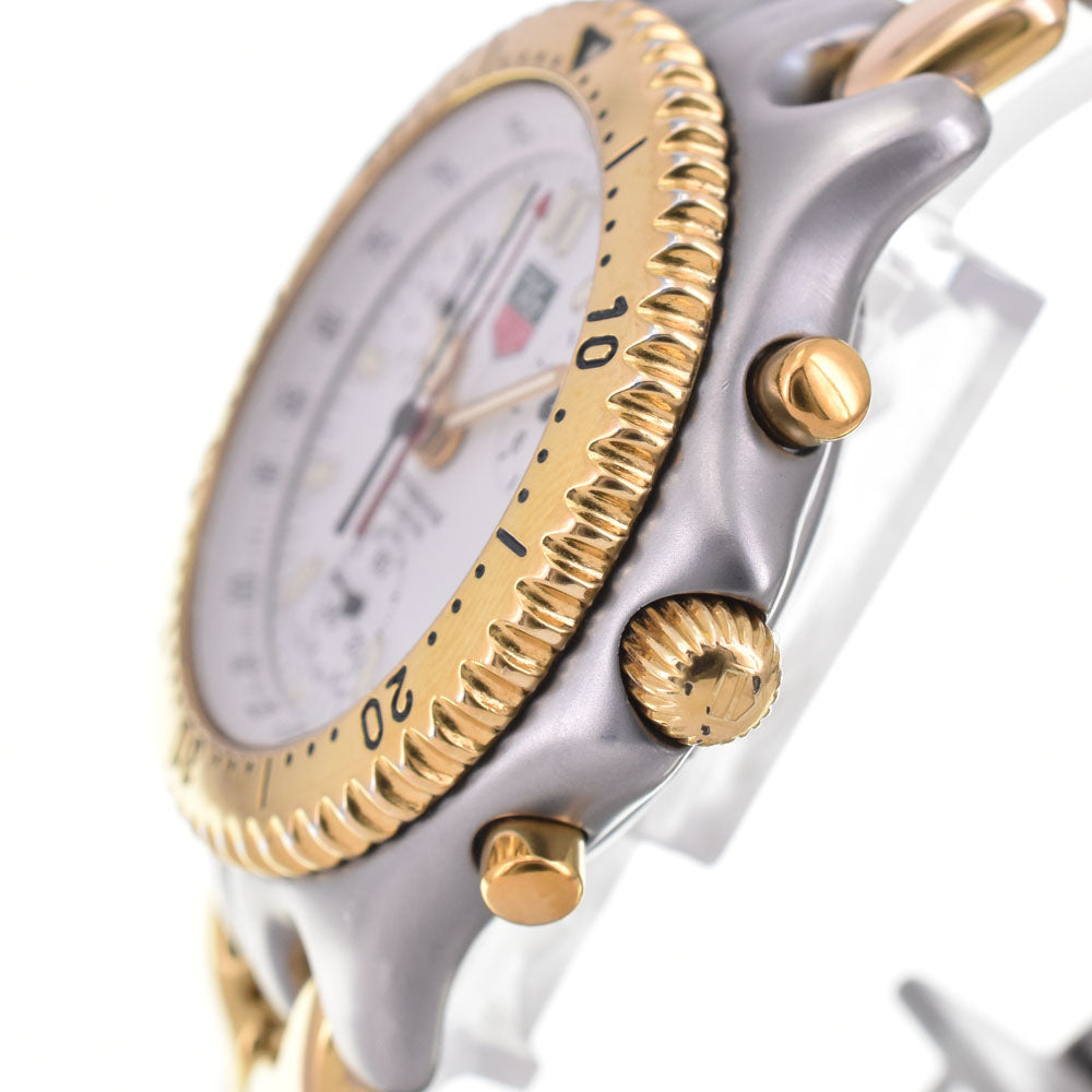 TAG HEUER S/el S35.006 Chronograph Date Silver Dial Quartz Men's
 Watch I#144922