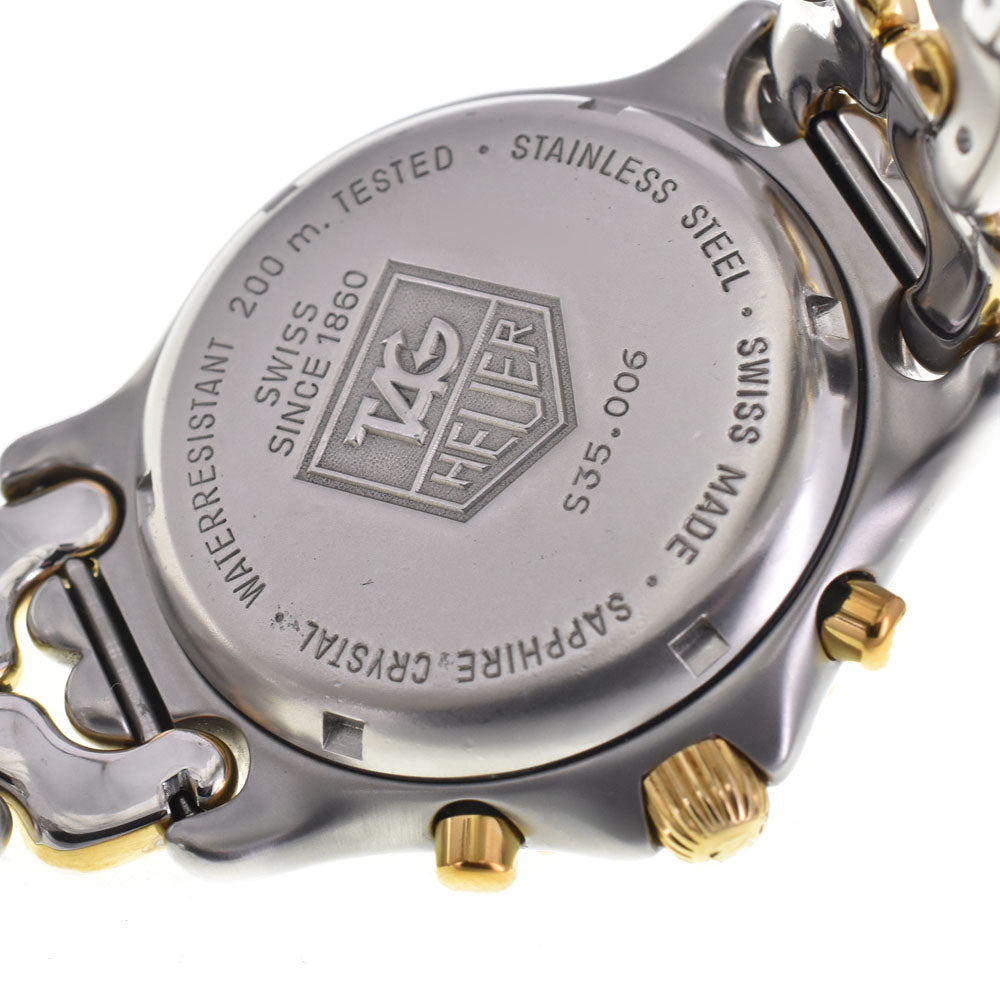 TAG HEUER S/el S35.006 Chronograph Date Silver Dial Quartz Men's
 Watch I#144922