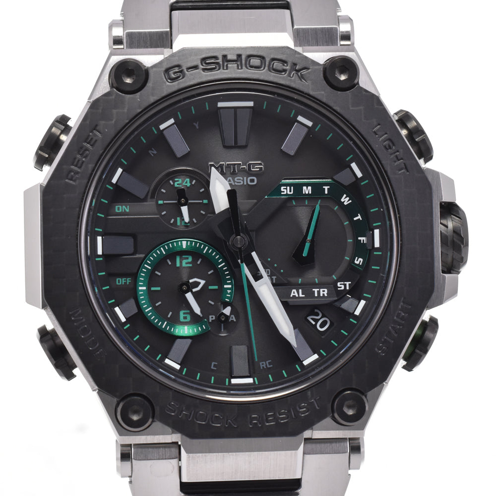 with paper CASIO G-SHOCK MTG-B2000 series MTG-B2000XD-1AJF Carbon Bezel black Dial Radio Sync Solar Men's
 Watch I#144924