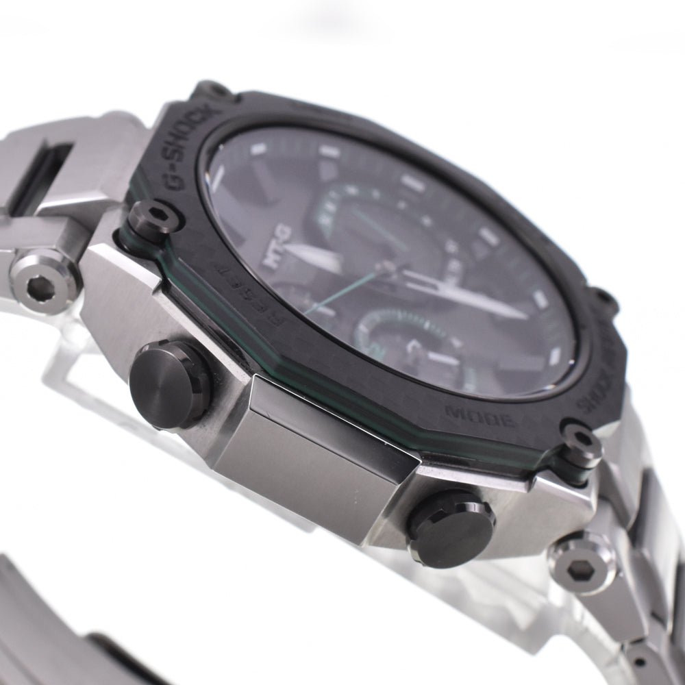 with paper CASIO G-SHOCK MTG-B2000 series MTG-B2000XD-1AJF Carbon Bezel black Dial Radio Sync Solar Men's
 Watch I#144924