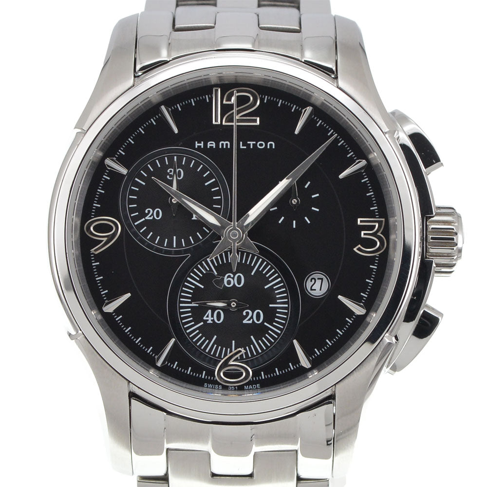HAMILTON Jazz master H326120 Chronograph Date black Dial Quartz Men's
 Watch J#144925