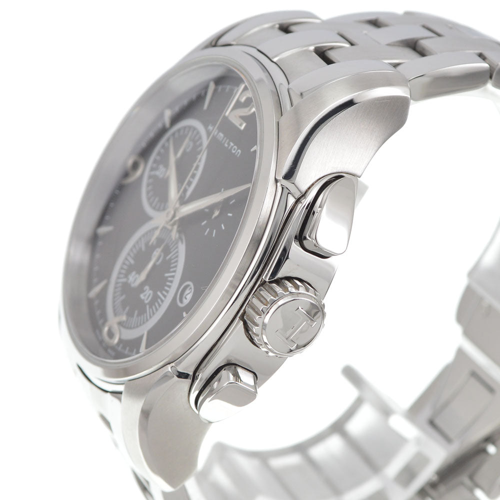 HAMILTON Jazz master H326120 Chronograph Date black Dial Quartz Men's
 Watch J#144925