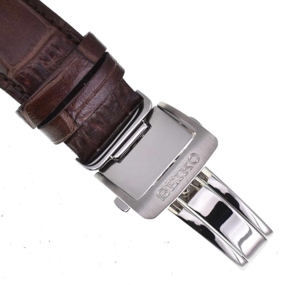 with paper SEIKO Prospex Alpinist SBDC091/6R35-00E0 see-through back date green Dial Automatic Men's
 Watch H#144927