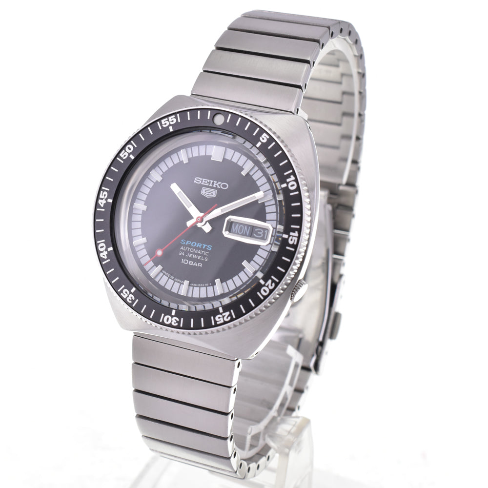with paper SEIKO Seiko 5 Sport 4R36-13S0 Limited model black Dial Automatic Men's
 Watch G#144930
