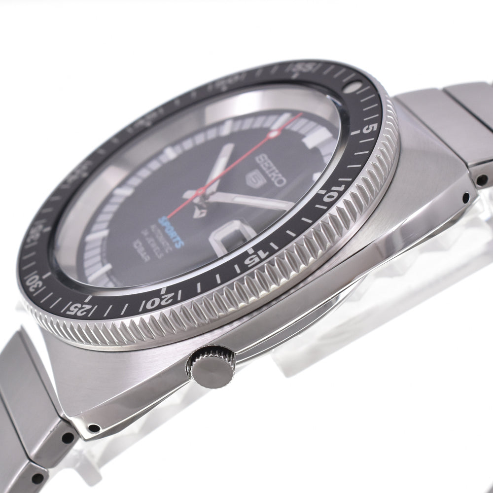 with paper SEIKO Seiko 5 Sport 4R36-13S0 Limited model black Dial Automatic Men's
 Watch G#144930
