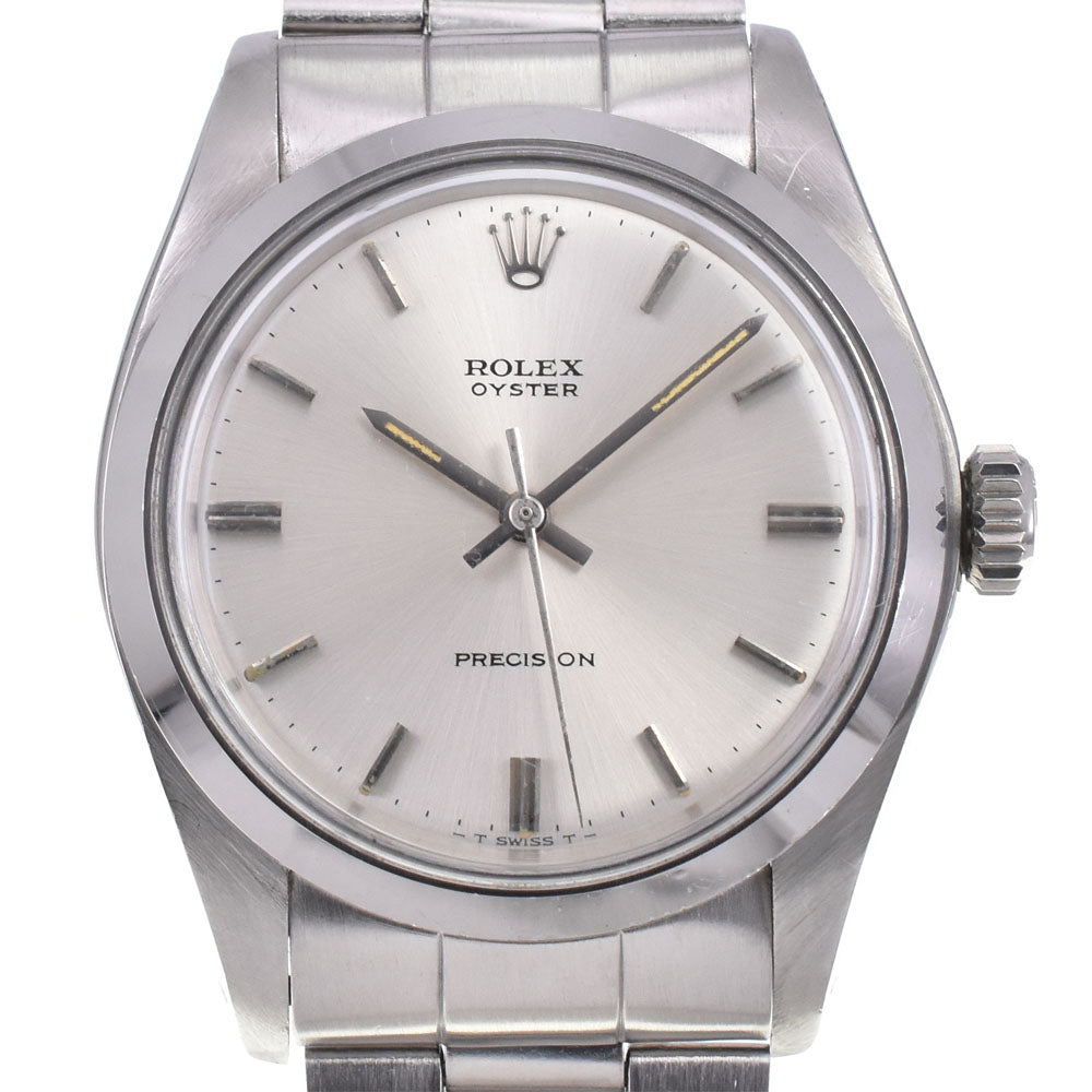 ROLEX Oyster Precision 6426 vintage Cal.1225 Silver Dial Hand Winding Men's
 Watch I#144932