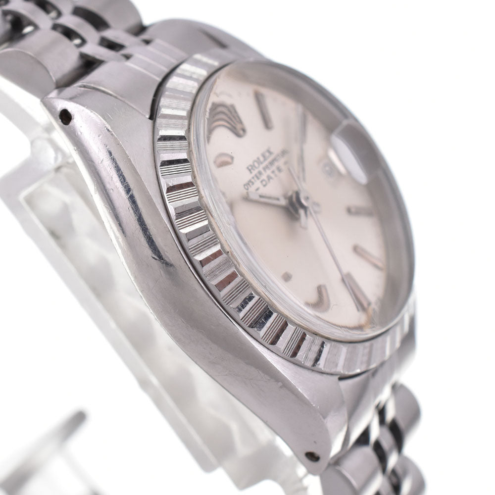ROLEX Oyster perpetual date 6924 vintage Cal.2030 Silver Dial Automatic Ladies
 Watch M#144933