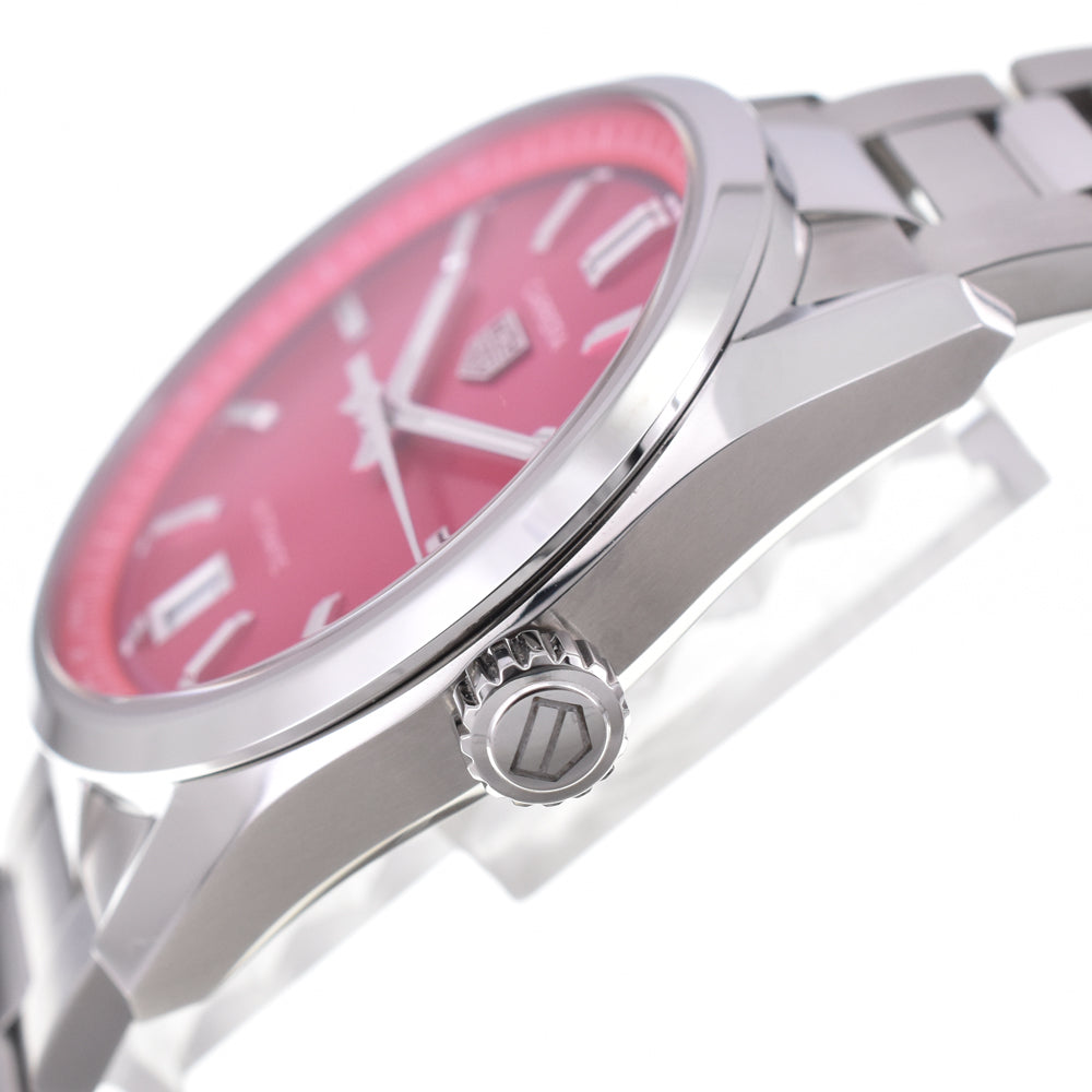 with paper TAG HEUER Carrera WBN2313.BA0001 pink Dial Automatic Unisex
 Watch G#144934