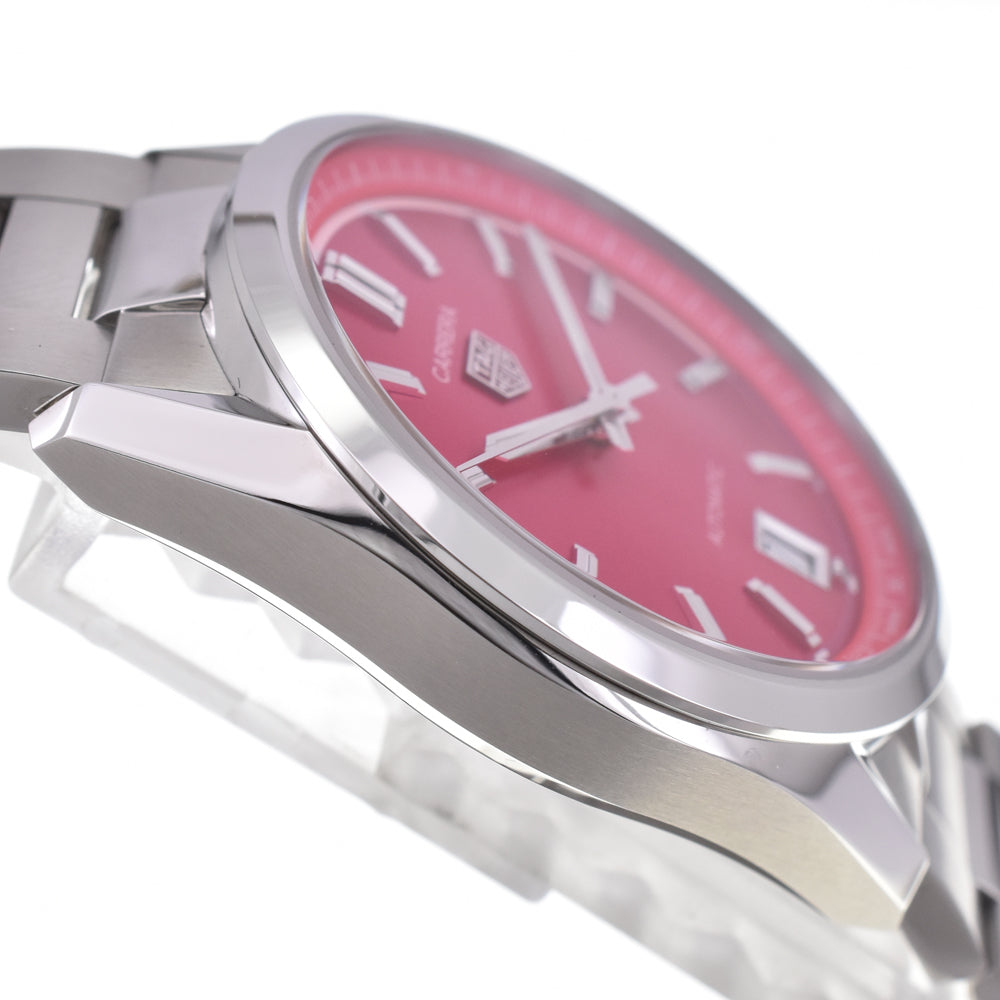 with paper TAG HEUER Carrera WBN2313.BA0001 pink Dial Automatic Unisex
 Watch G#144934