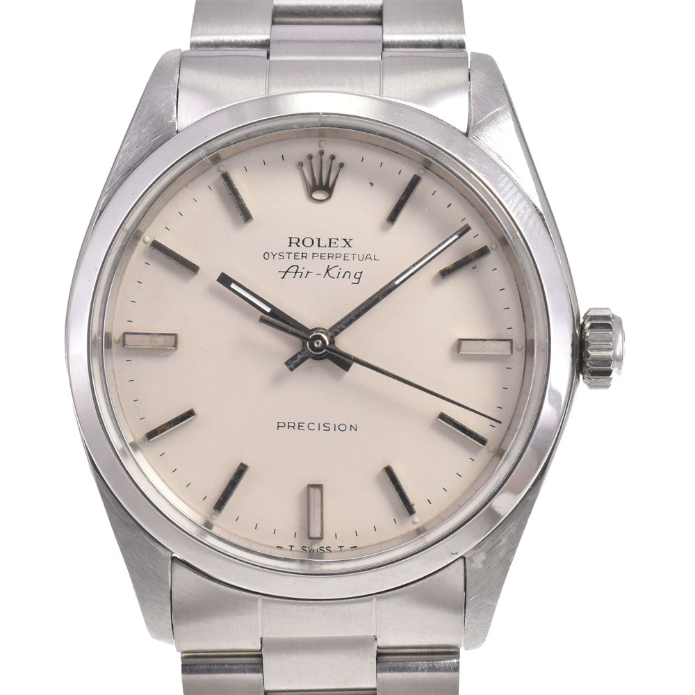 ROLEX Air King Oyster Perpetual 5500 vintage Cal.1520 Silver Dial Automatic Men's
 Watch M#144937