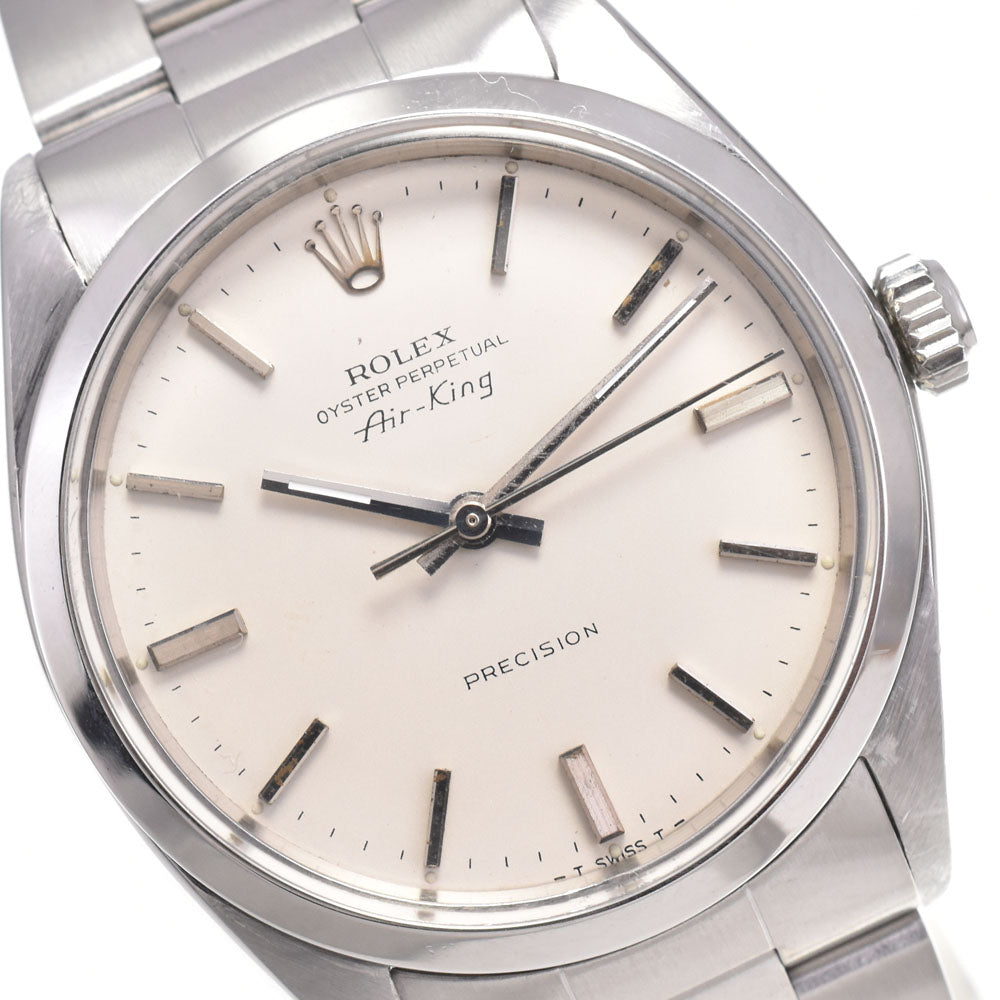 ROLEX Air King Oyster Perpetual 5500 vintage Cal.1520 Silver Dial Automatic Men's
 Watch M#144937