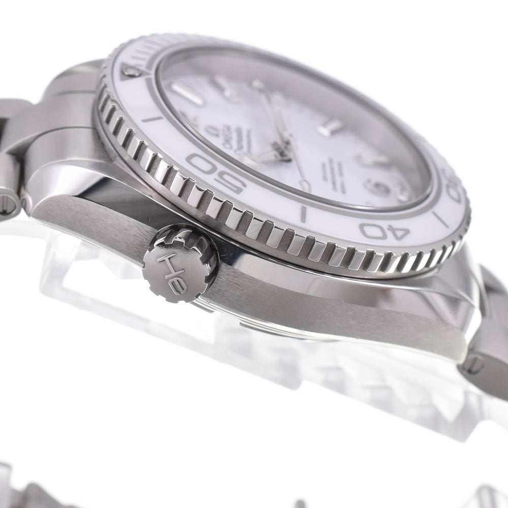 with paper OMEGA Seamaster Planet Ocean 232.30.38.20.04.001 white Dial Automatic Boy's
 Watch M#144940