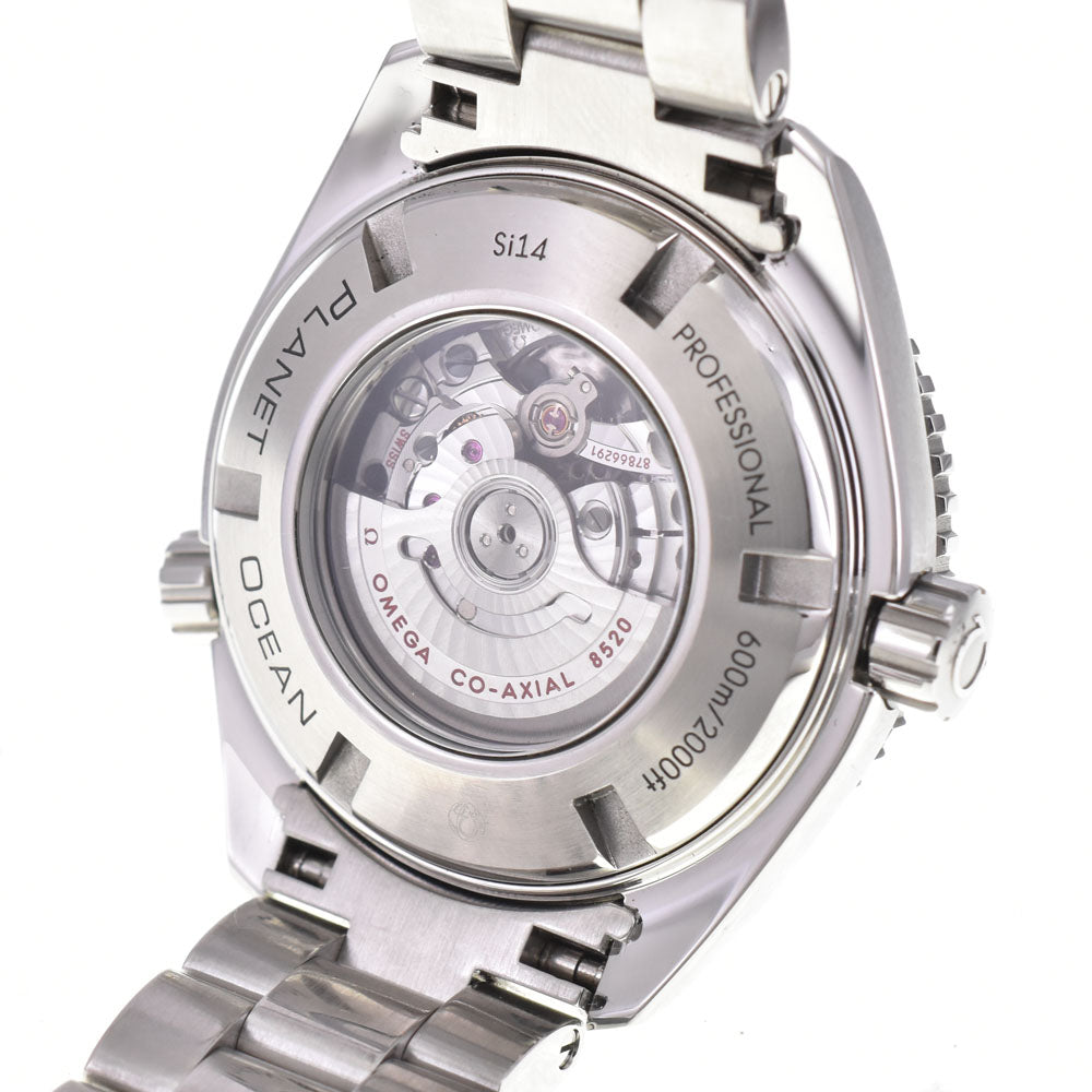 with paper OMEGA Seamaster Planet Ocean 232.30.38.20.04.001 white Dial Automatic Boy's
 Watch M#144940