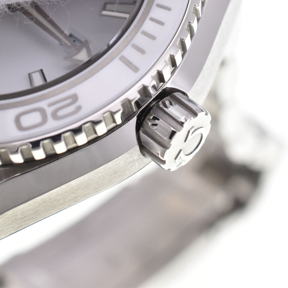 with paper OMEGA Seamaster Planet Ocean 232.30.38.20.04.001 white Dial Automatic Boy's
 Watch M#144940