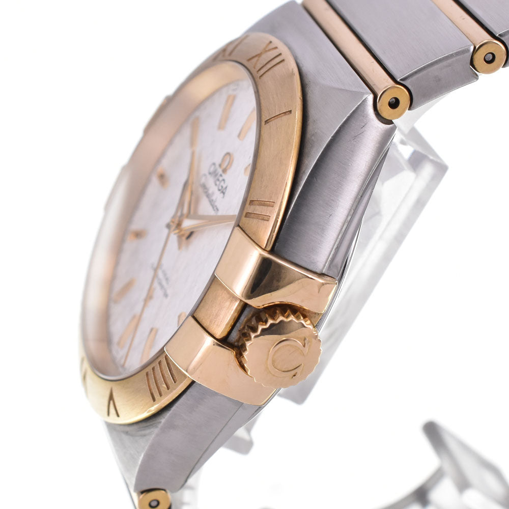 with paper OMEGA Constellation 123.20.38.21.02.006 Date Stainless Steel / K18YG white Dial Automatic Men's
 Watch H#144941