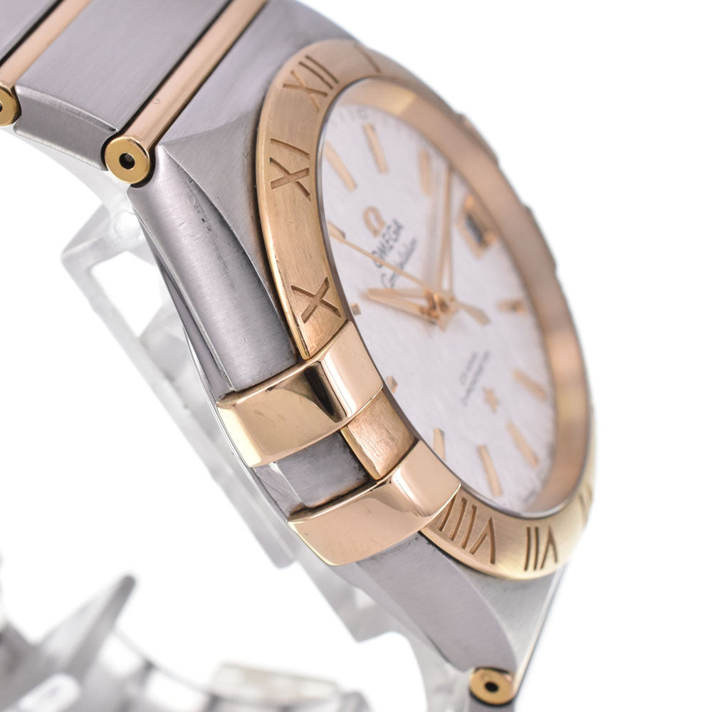 with paper OMEGA Constellation 123.20.38.21.02.006 Date Stainless Steel / K18YG white Dial Automatic Men's
 Watch H#144941