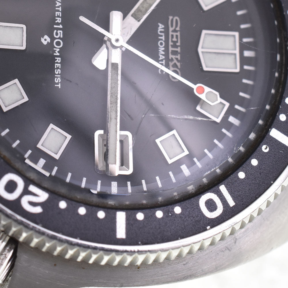 SEIKO Second diver Naomi Uemura model 6105-8110 Cal.6105B black Dial Automatic Men's
 Watch I#144943