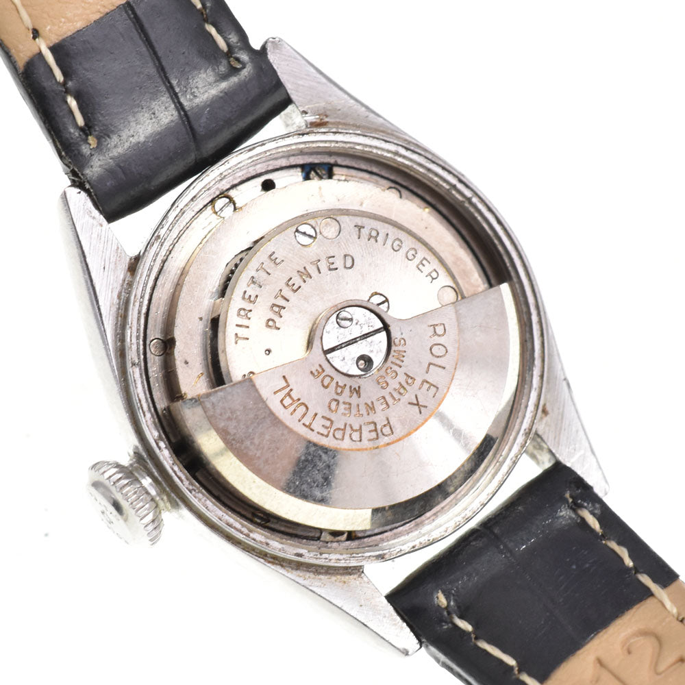 ROLEX Bubble Back Oyster Perpetual 4486 vintage Silver Dial Automatic Ladies
 Watch M#144948