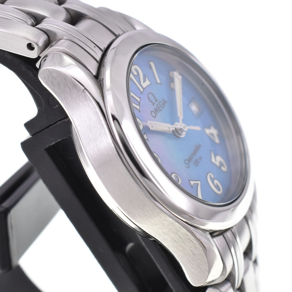OMEGA Seamaster 120M 2581.88 Date Blue shell Dial Quartz Ladies
 Watch I#144949