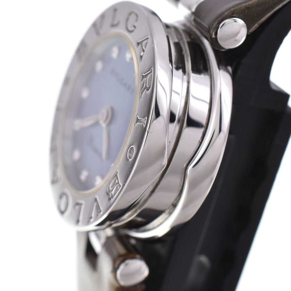 BVLGARI B.zero1 BZ22S 12P diamond Blue shell Dial Quartz Ladies
 Watch I#144954