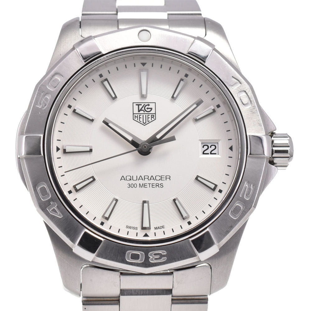 TAG HEUER Aqua racer 300M WAP1111.BA0831 Date Silver Dial Quartz Men's
 Watch J#144957