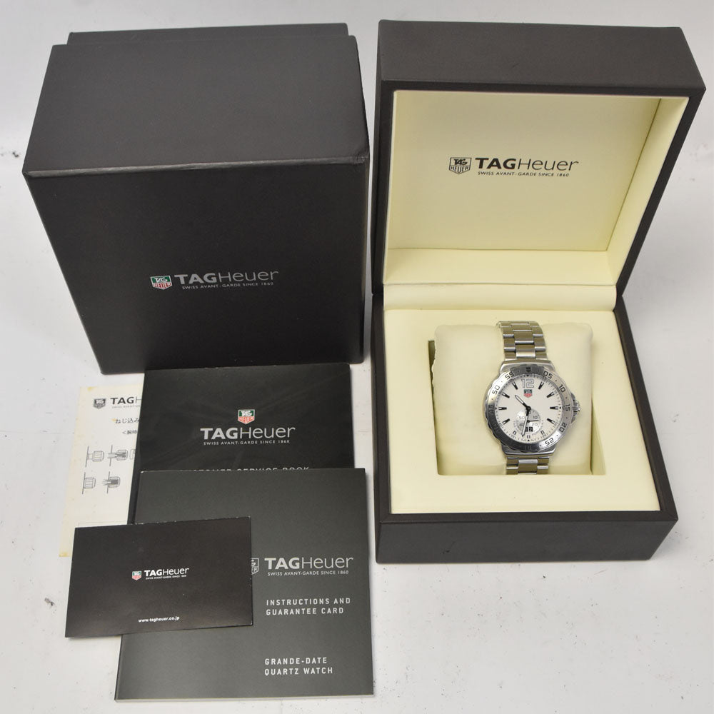 TAG HEUER Formula 1 WAU1113 Grand Date white Dial Quartz Men's
 Watch H#144958