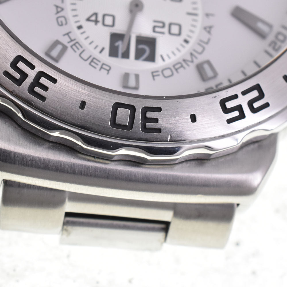 TAG HEUER Formula 1 WAU1113 Grand Date white Dial Quartz Men's
 Watch H#144958