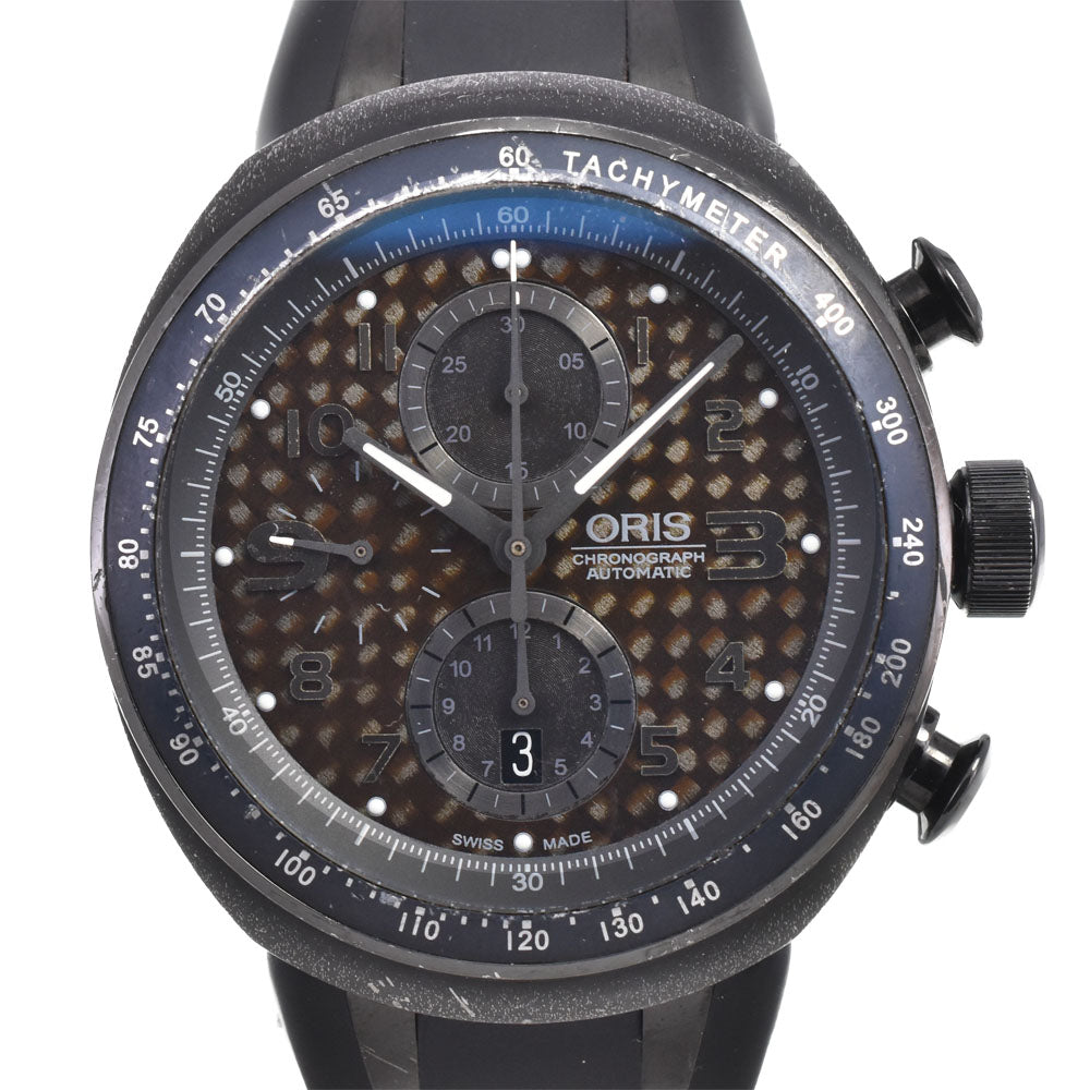 ORIS TT3 7611 Chronograph Date Titanium Black / brown Dial Automatic Men's
 Watch I#144966