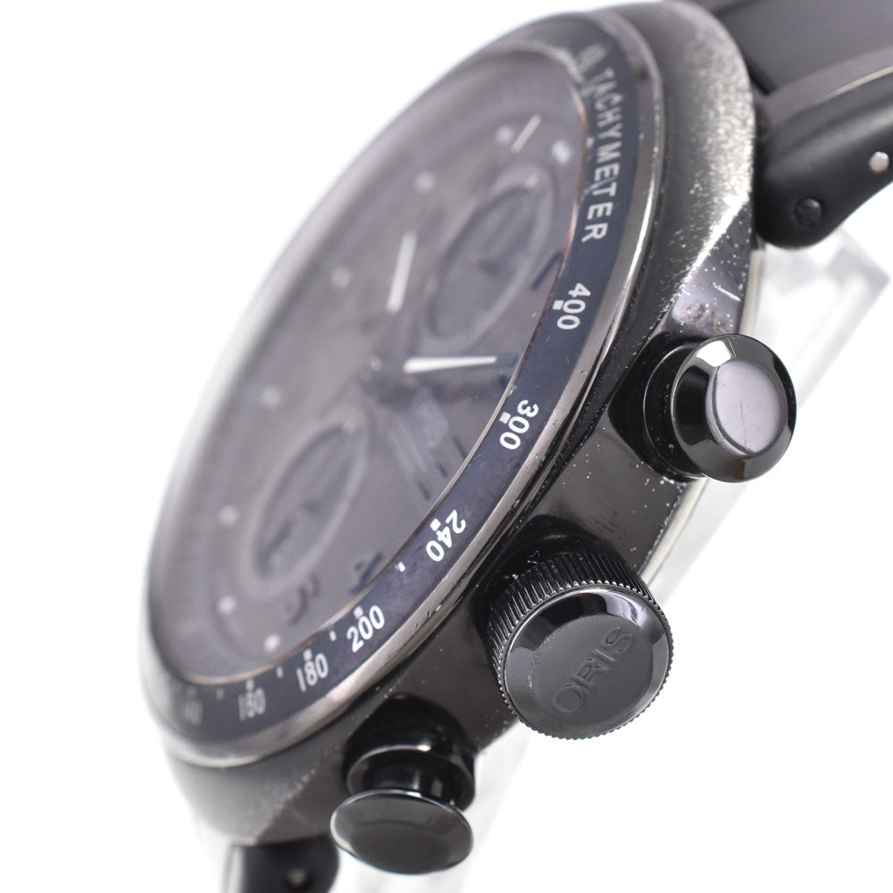 ORIS TT3 7611 Chronograph Date Titanium Black / brown Dial Automatic Men's
 Watch I#144966