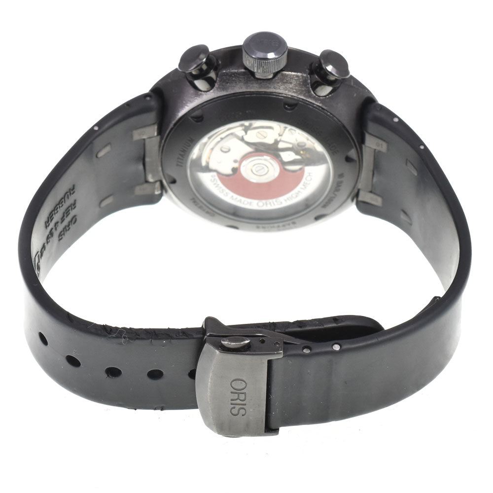 ORIS TT3 7611 Chronograph Date Titanium Black / brown Dial Automatic Men's
 Watch I#144966