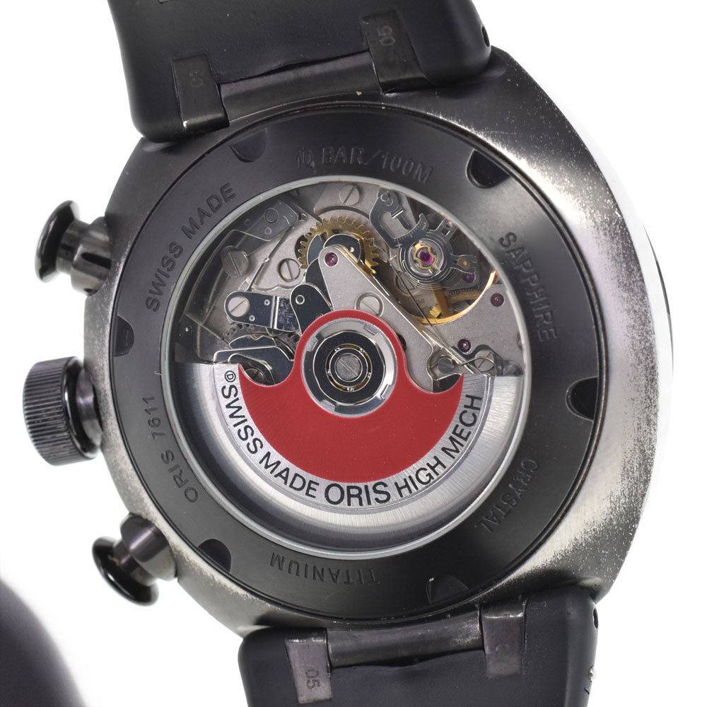 ORIS TT3 7611 Chronograph Date Titanium Black / brown Dial Automatic Men's
 Watch I#144966