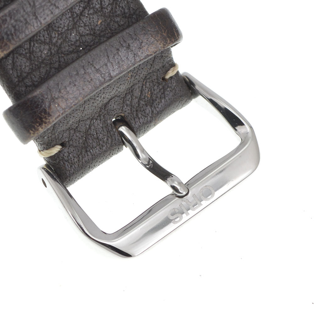 ORIS Flight timer 01 635 7568 see-through back white Dial Automatic Men's
 Watch J#144968