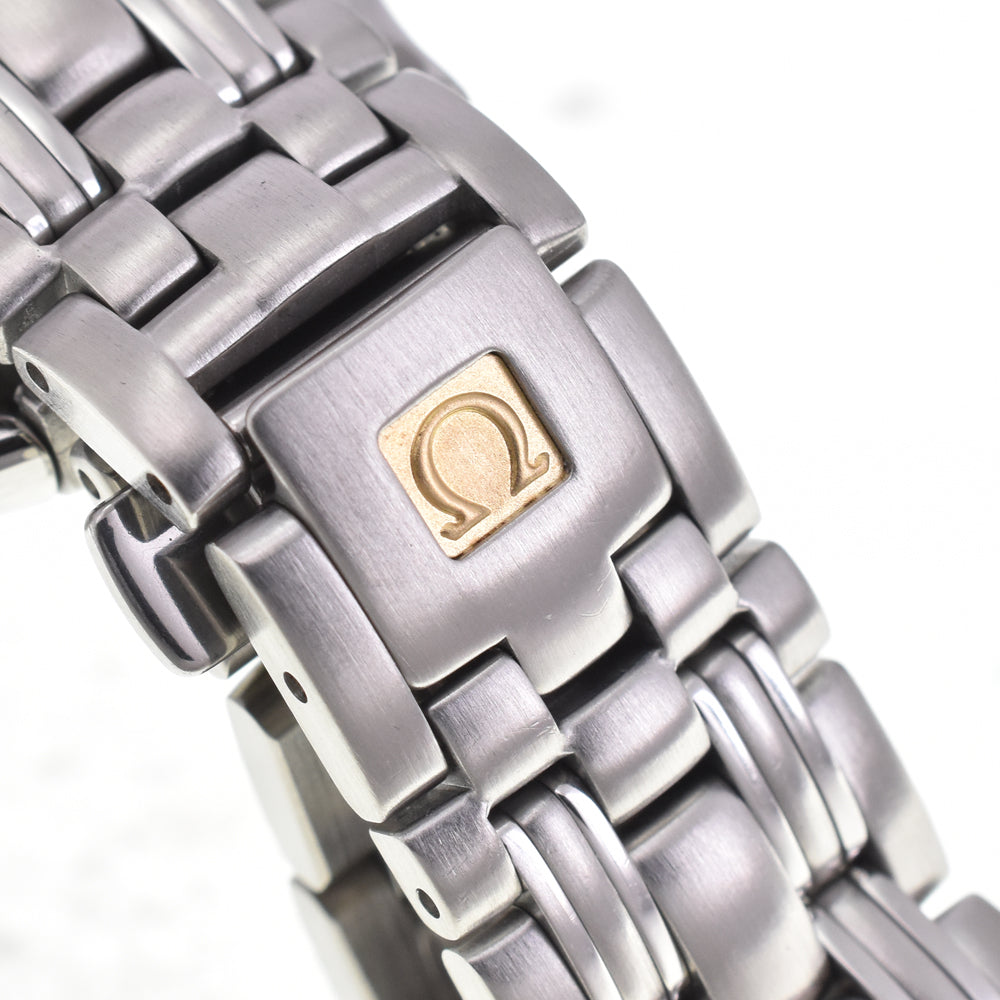 OMEGA Seamaster Date 120m blue Dial Quartz Ladies
 Watch J#144969