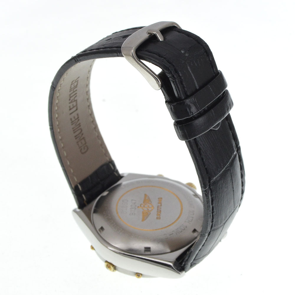 BREITLING Chronomat Bikoro B13047 Date Stainless Steel / YG Blue / gold Dial Automatic Men's
 Watch I#144992